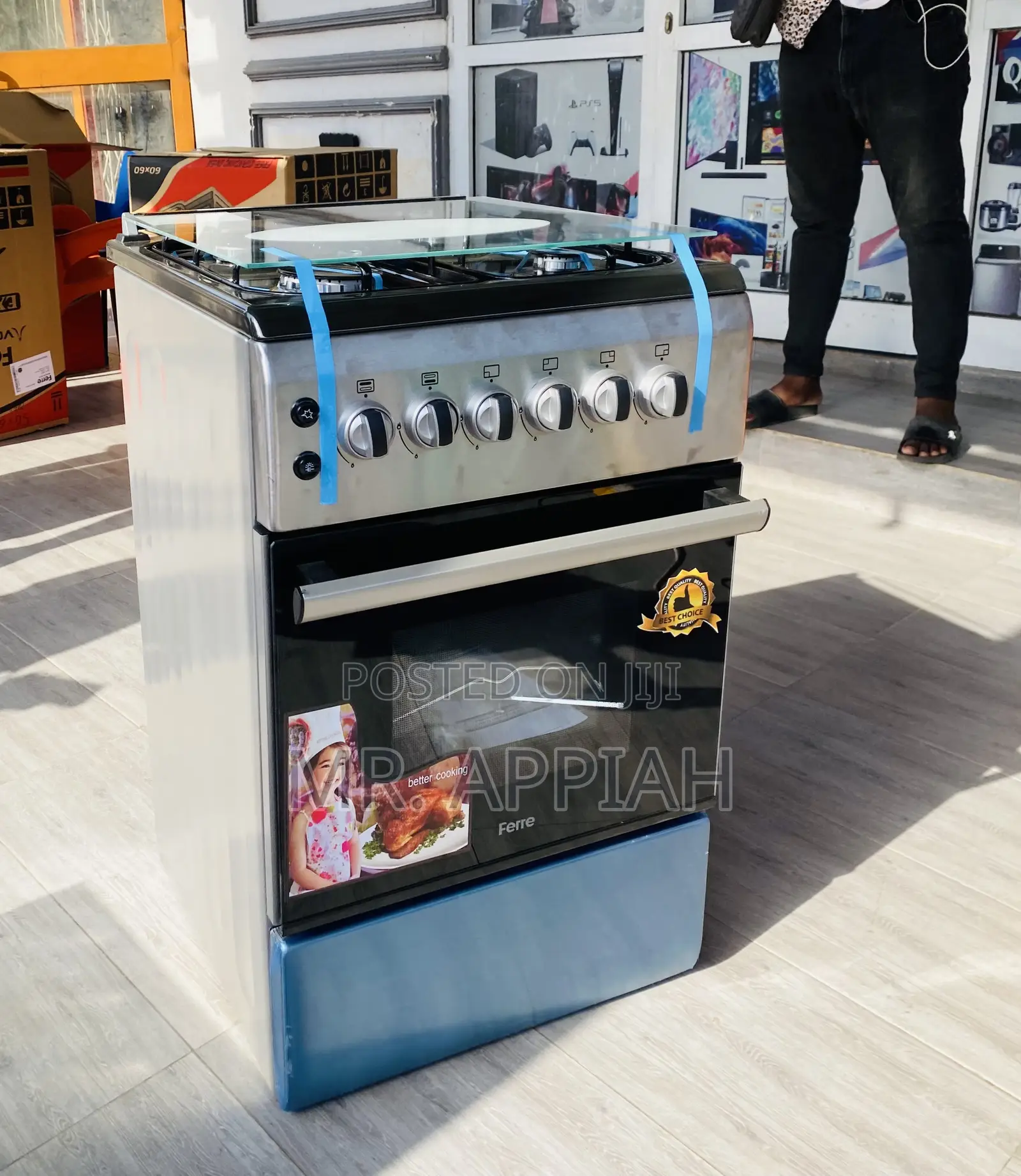 Latest and Affordable Ferre 50x60 4 Gas Burner(Gray).