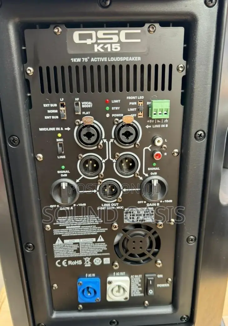 QSC 15inches Active Speakers/Monitors