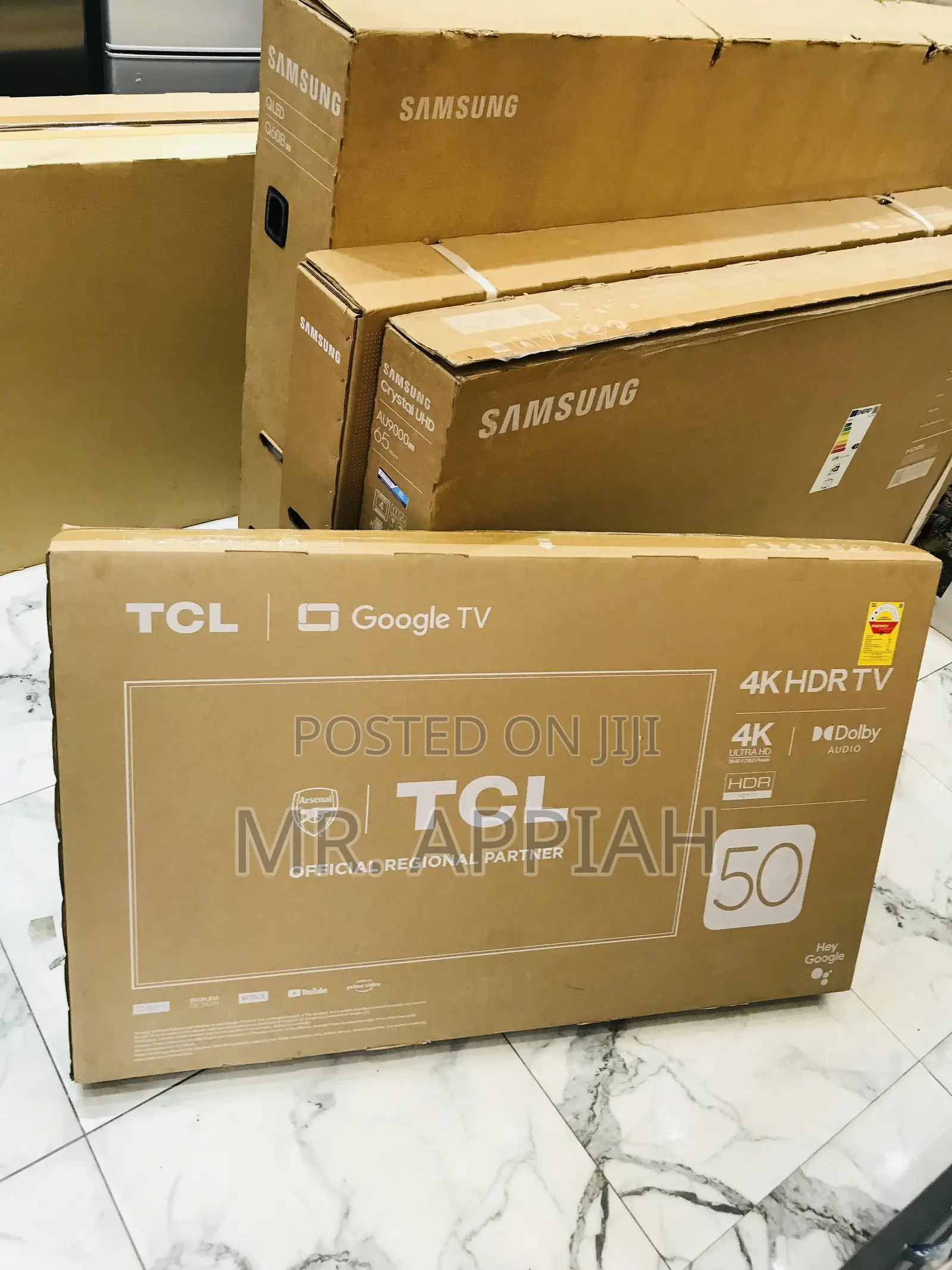 Latest and Affordable TCL 50P735 55” Ultra HD Tv,Black.