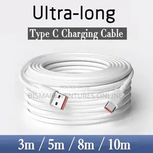 10meters USB Type-C Charger Data Wire Cable.