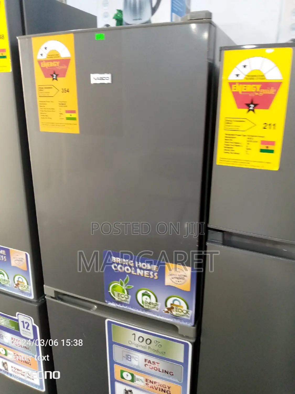 Nice Nasco Double Door Fridge