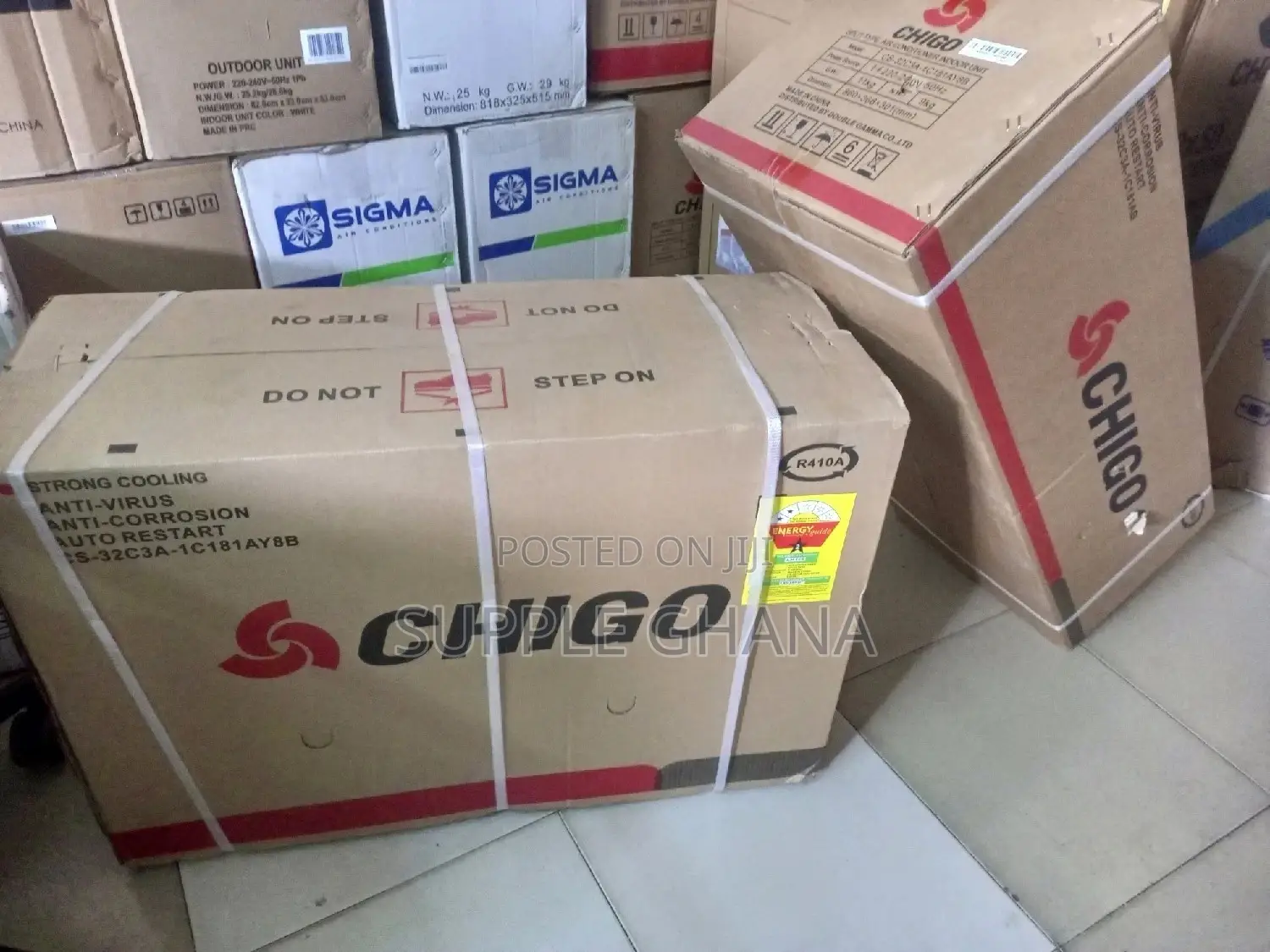 Chigo Air Condition AC 1200btu Indoor and Outdoor Unit AC