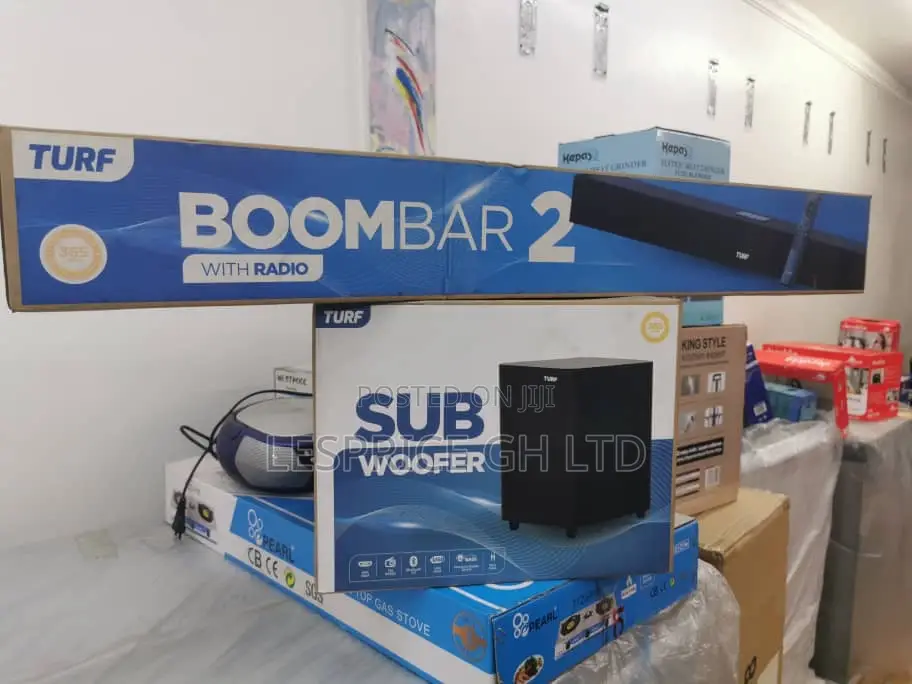 Turf Boom Bar Sound Bar With Inbuilt Bluetooth