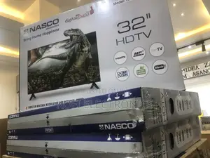 Nasco Digital Satellite TV – 32′′ Black W/Stereo Audio Input
