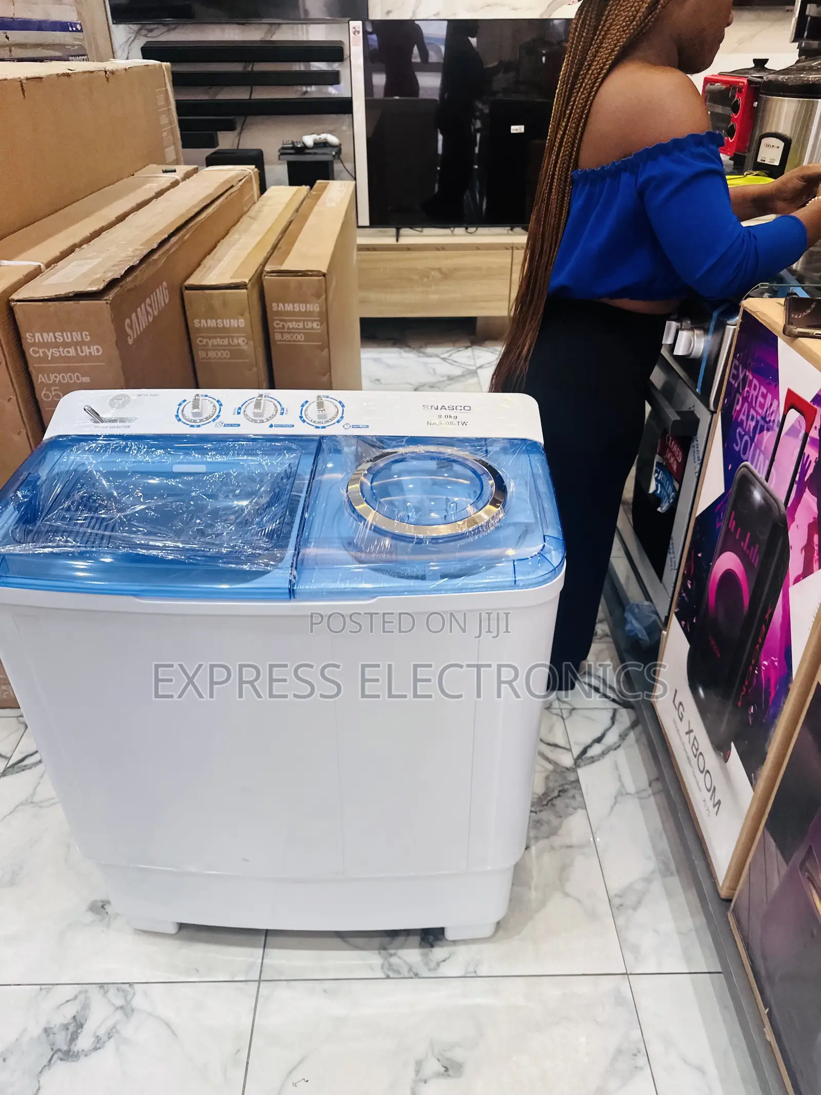 Less Vibration Washing Machine Nasco 8kg Topload