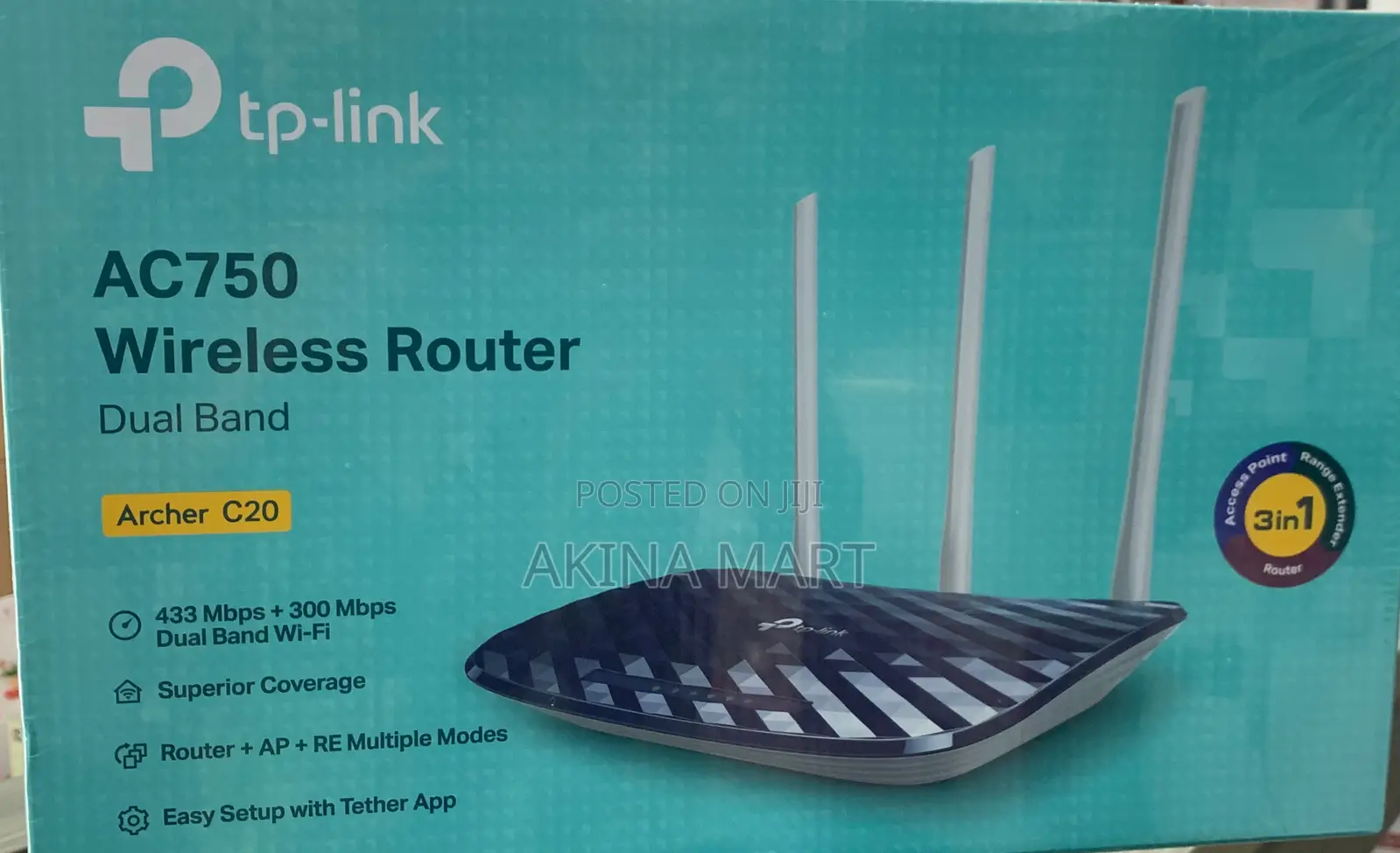 Tp Link Ac750 Archer C20 Wireless Router