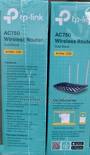 Tp Link Ac750 Archer C20 Wireless Router