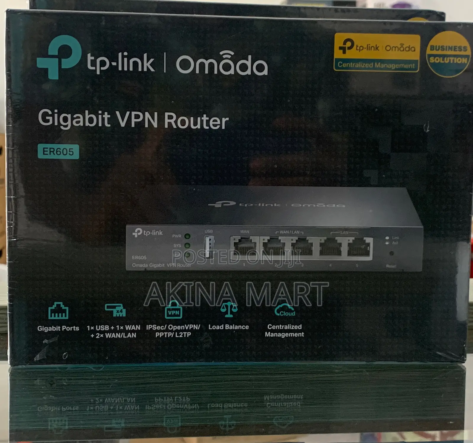 Tp-Link Omada Gigabit VPN Router Load Balance Er605