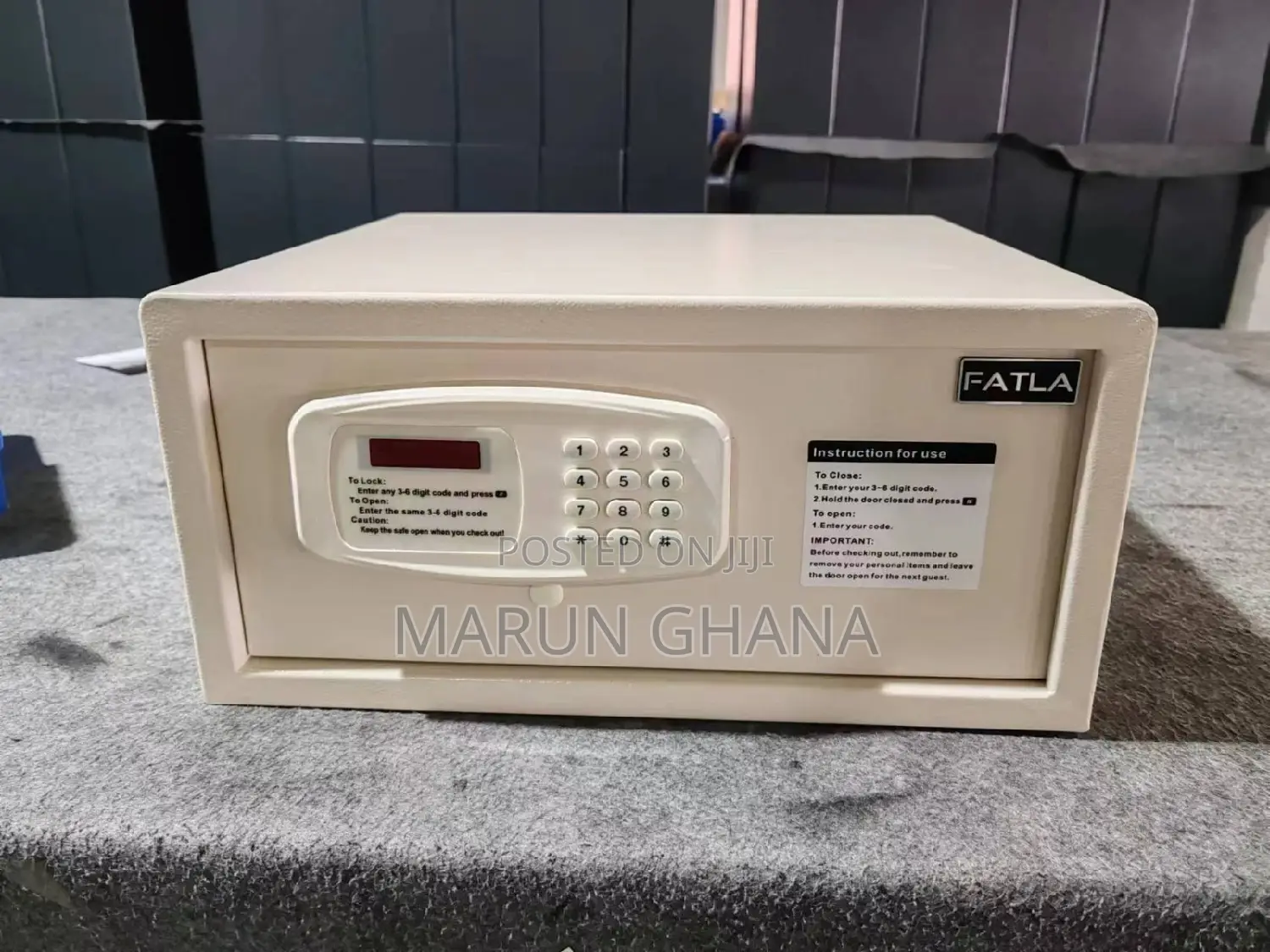 FATLA Safes Product -e-2042a (Hotel Safe With Digital Lock)