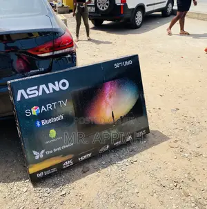 Original Asano 50 Inch(Black) Uhd Smart Led Tv.