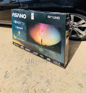 Convenient Asano 50 Inch Uhd Smart Tv,Black.