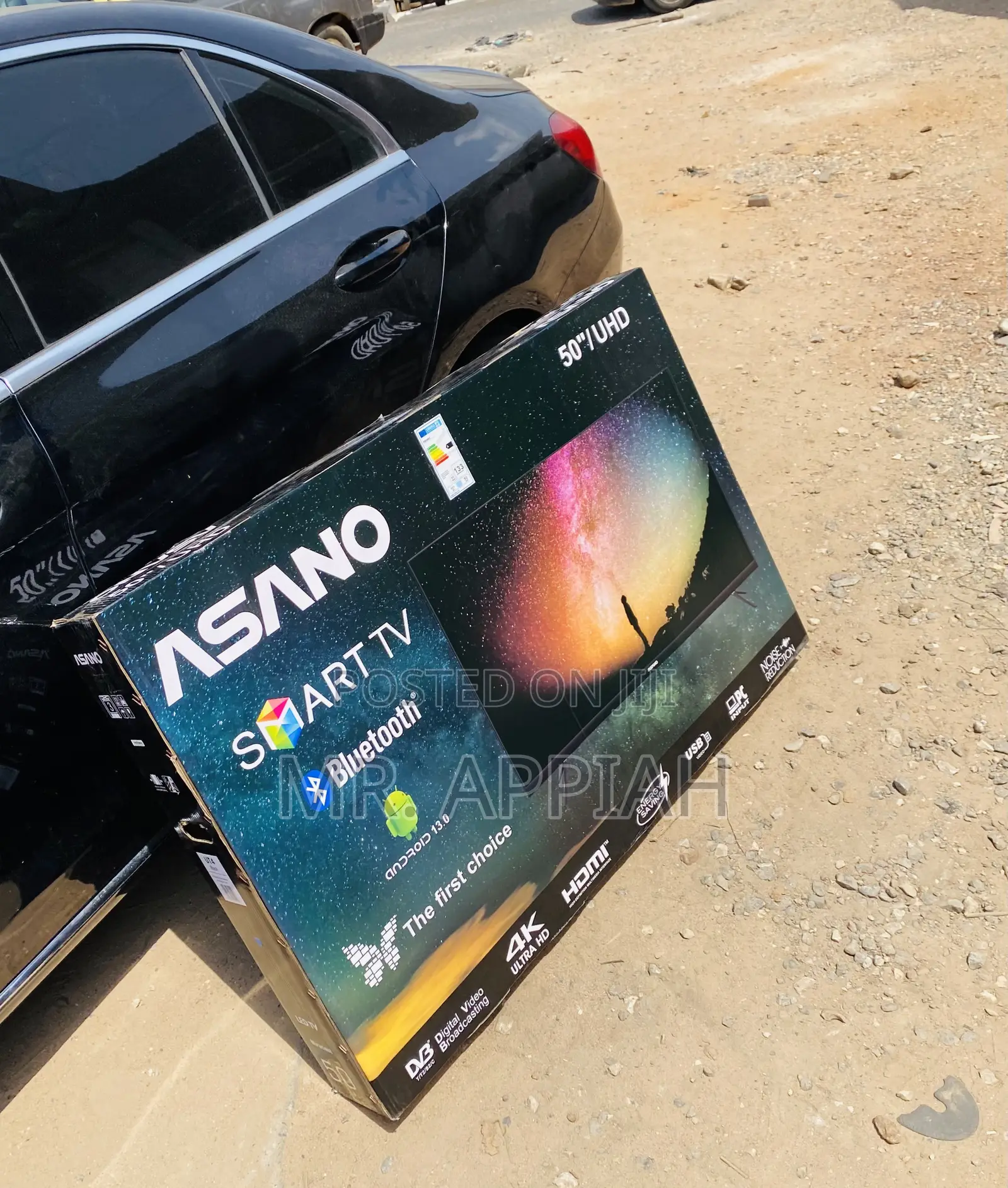 Long Lasting Asano 50 Inch(Black) Uhd Smart Tv.