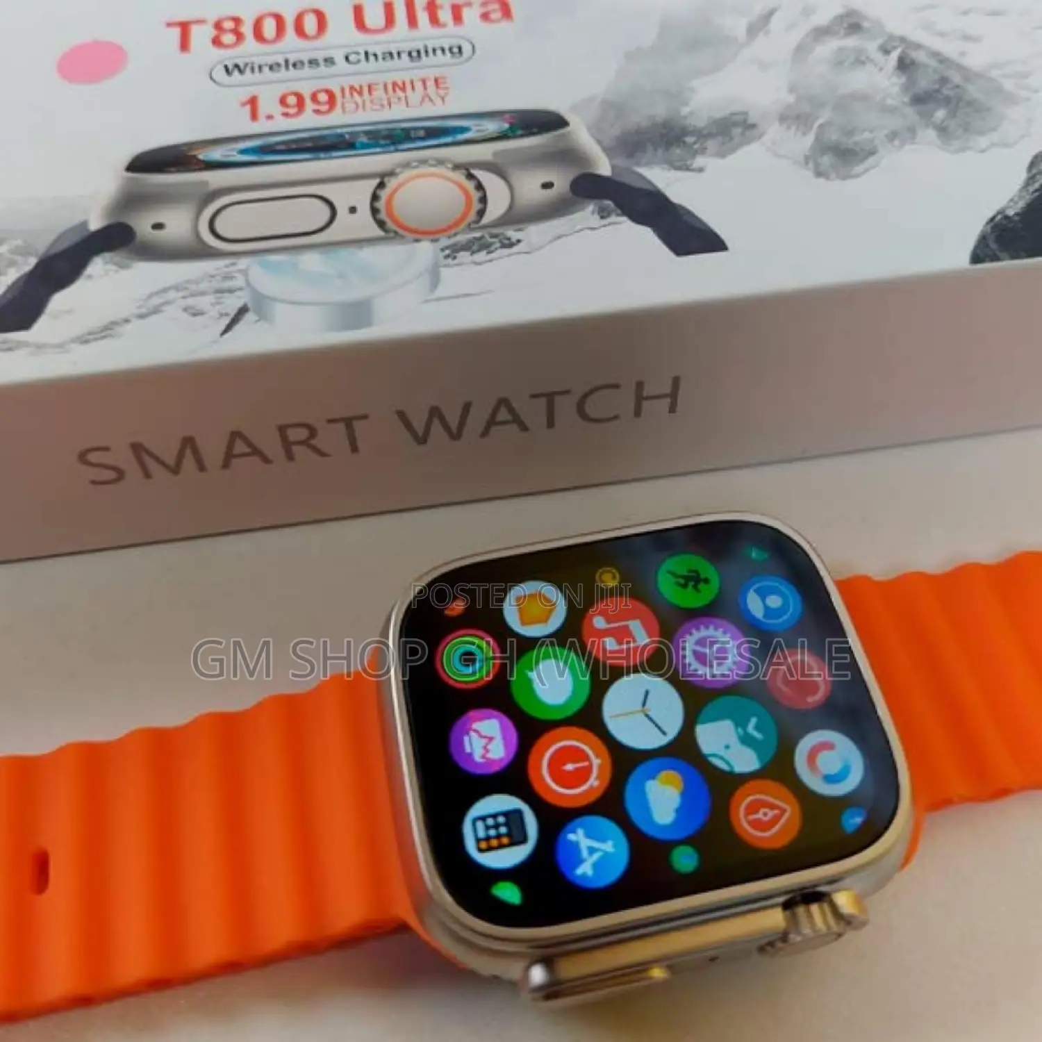 T800 Ultra Smart Watch Wireless Bluetooth Earbuds(GM66999)