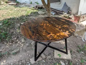 Metal and Wooding Table
