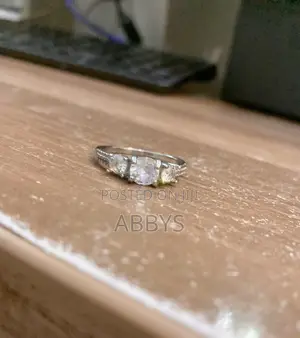 High Grade Silver Engagement/Promise Ring