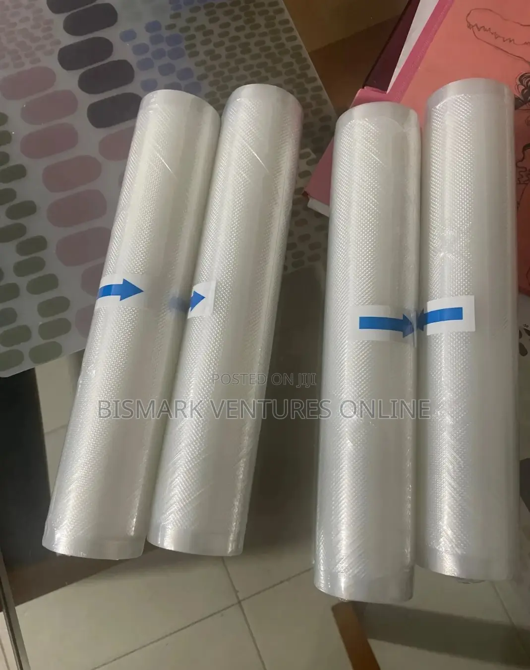 28x500cm Cutt and Seal Roll Vacuum Bags