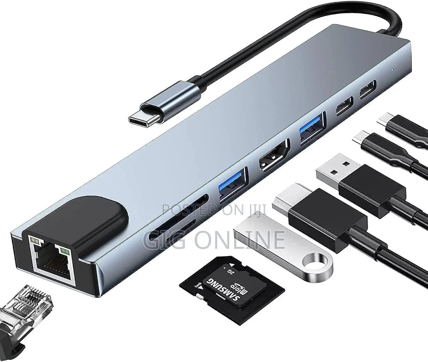 Type C 8in1 Converter