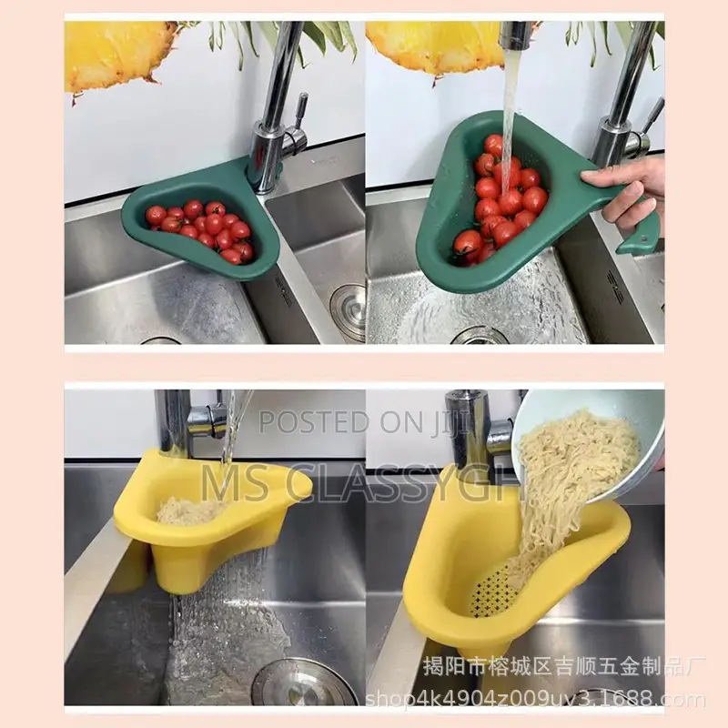 Drain Basket Multi-Purpose Fruit and Vegetable Plastic Drain