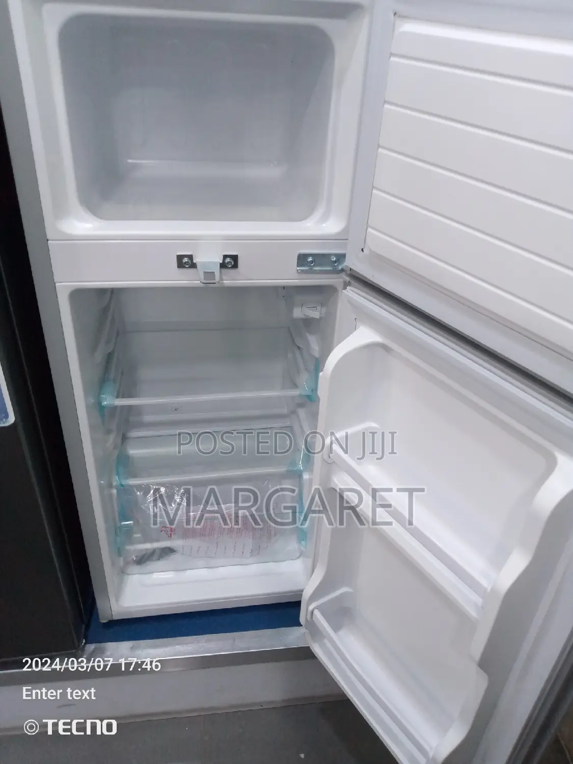 Nasco 110 Littres Double Door Fridge