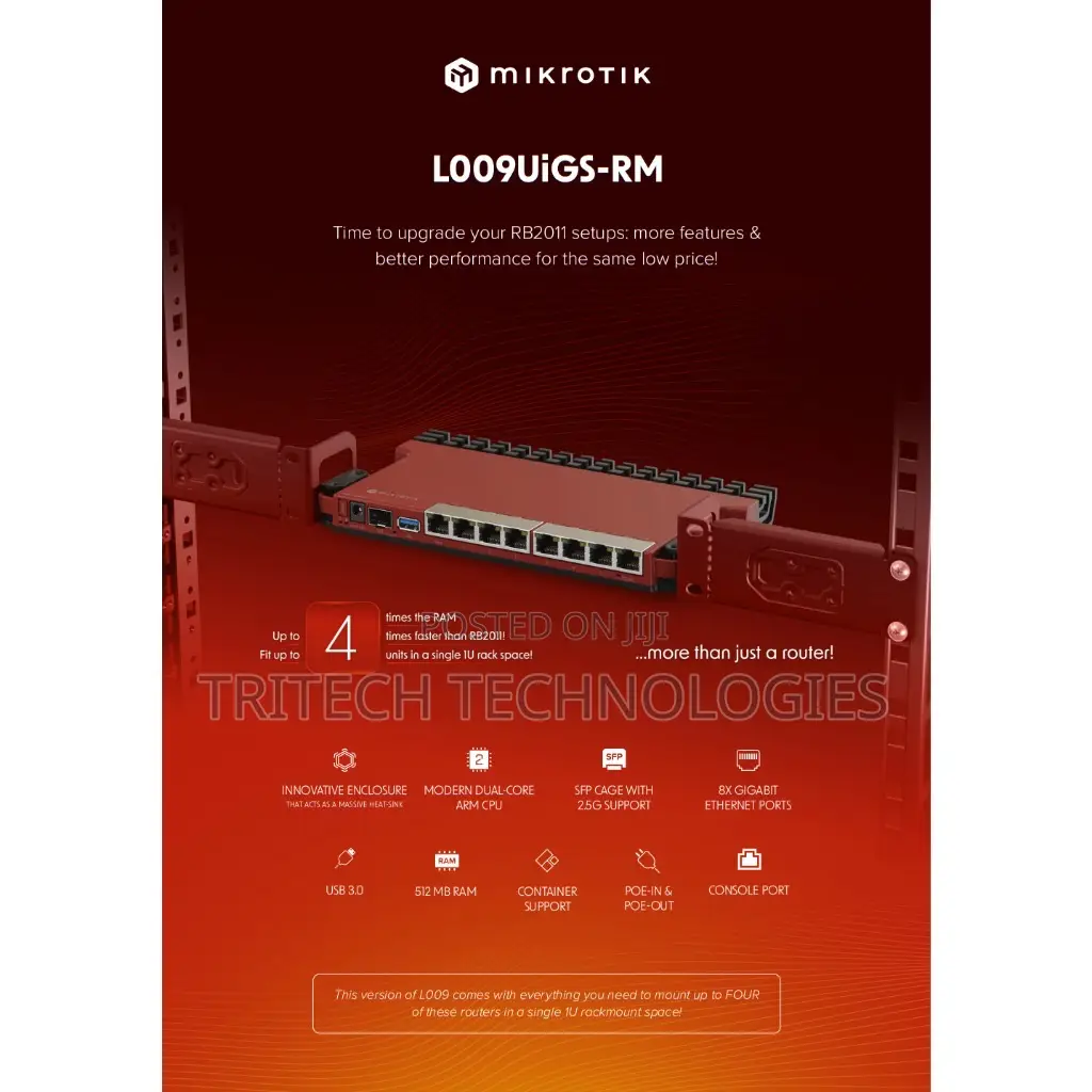Mikrotik Ethernet Router L009uigs-Rm