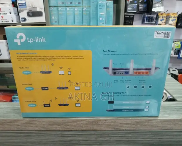 Tp-Link Ac750 Wireless Dual Band Router Archer C20 4
