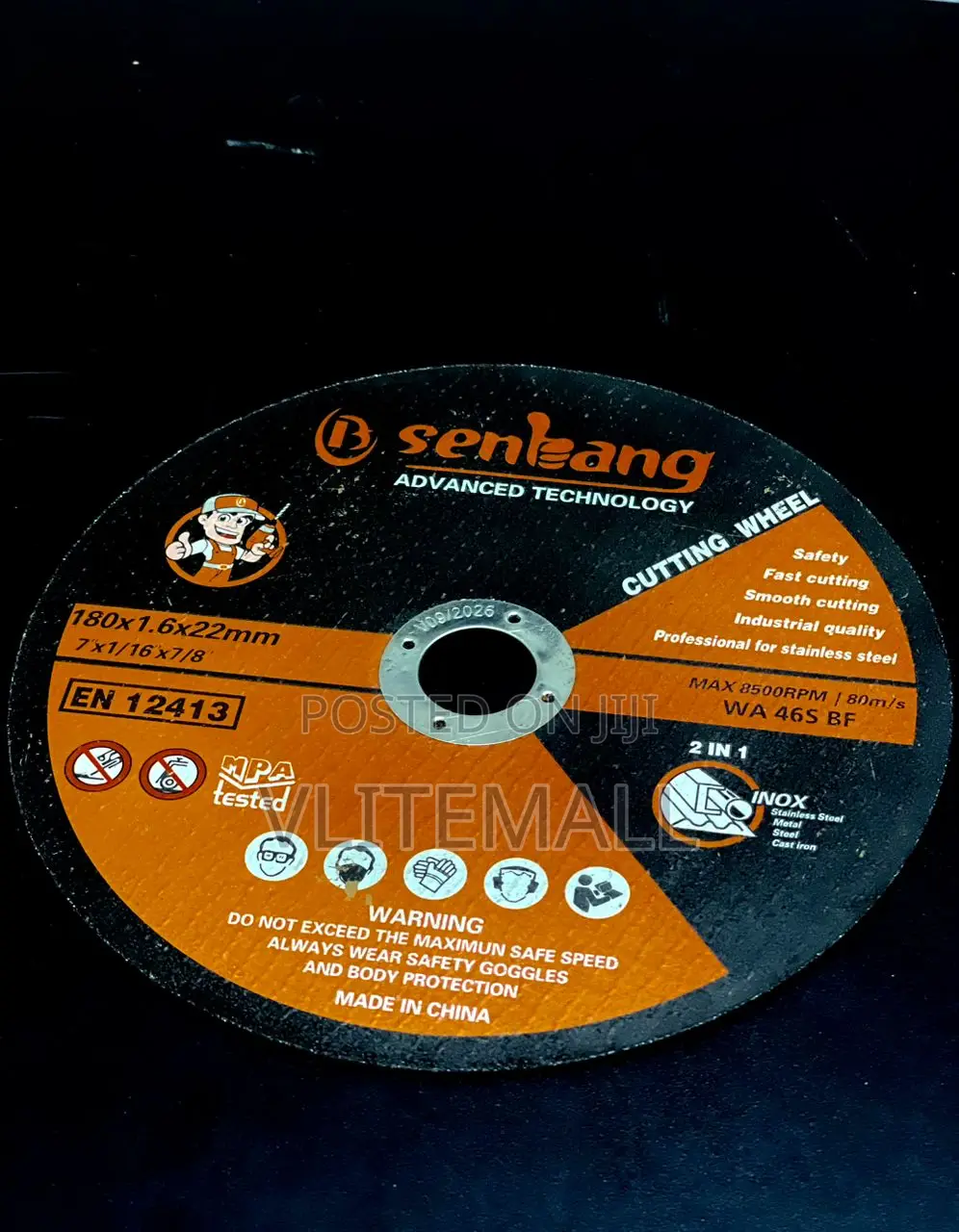 180x1.6x22mm Cutting Wheel