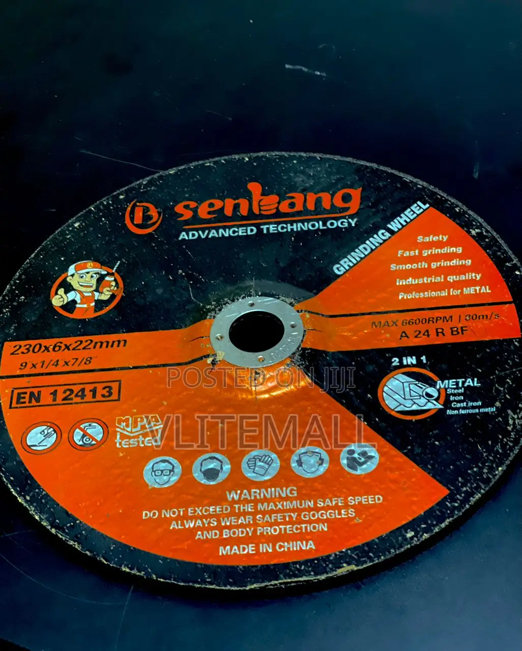 230x6x22mm Grinding Wheel