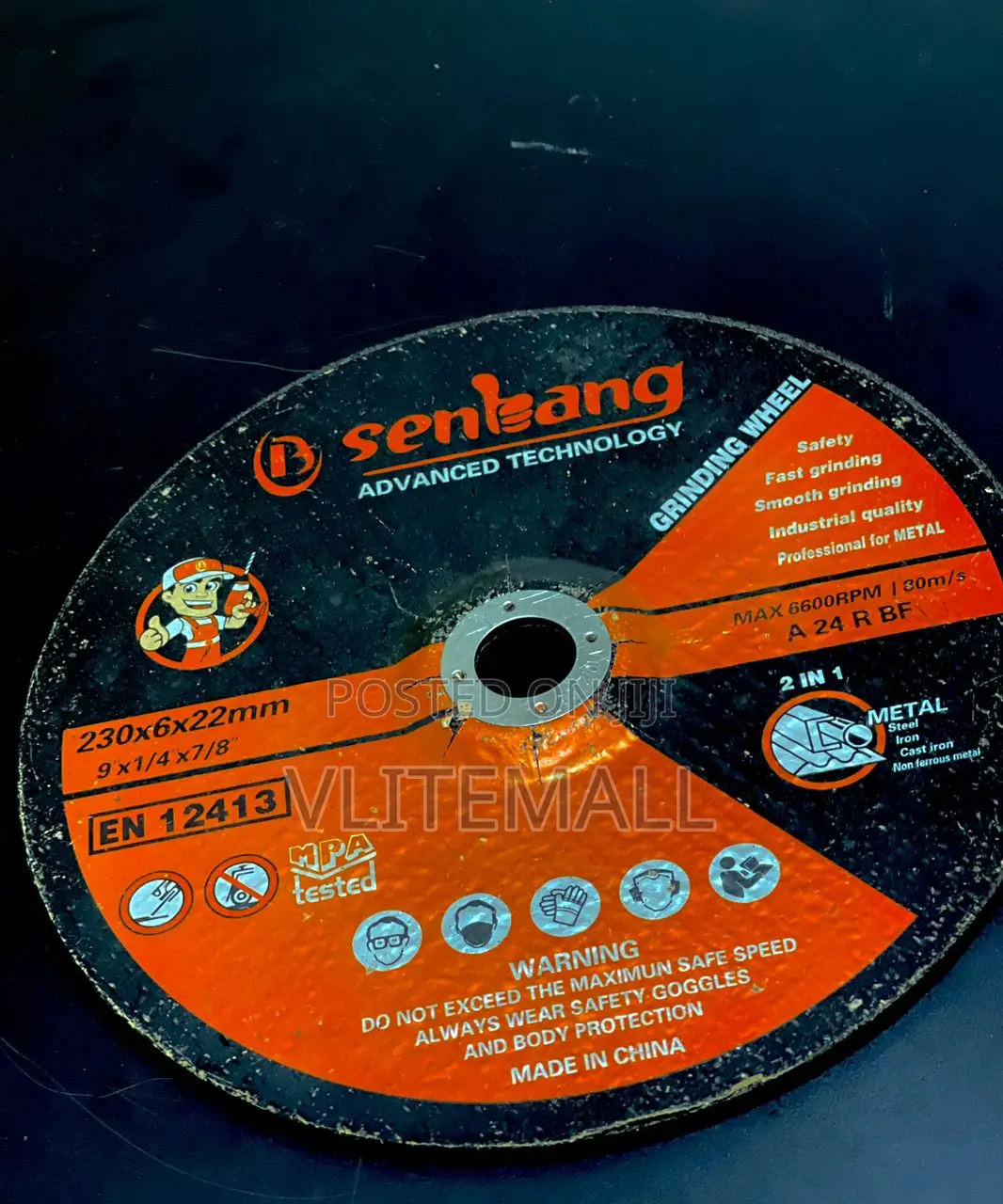 230x6x22mm Grinding Wheel