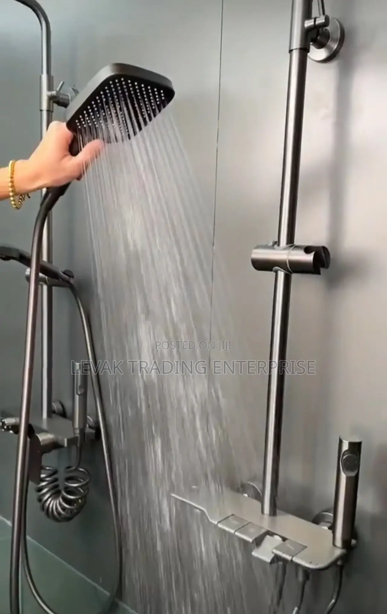 Original Bathroom Shower 4in1 Mixer Shower Black