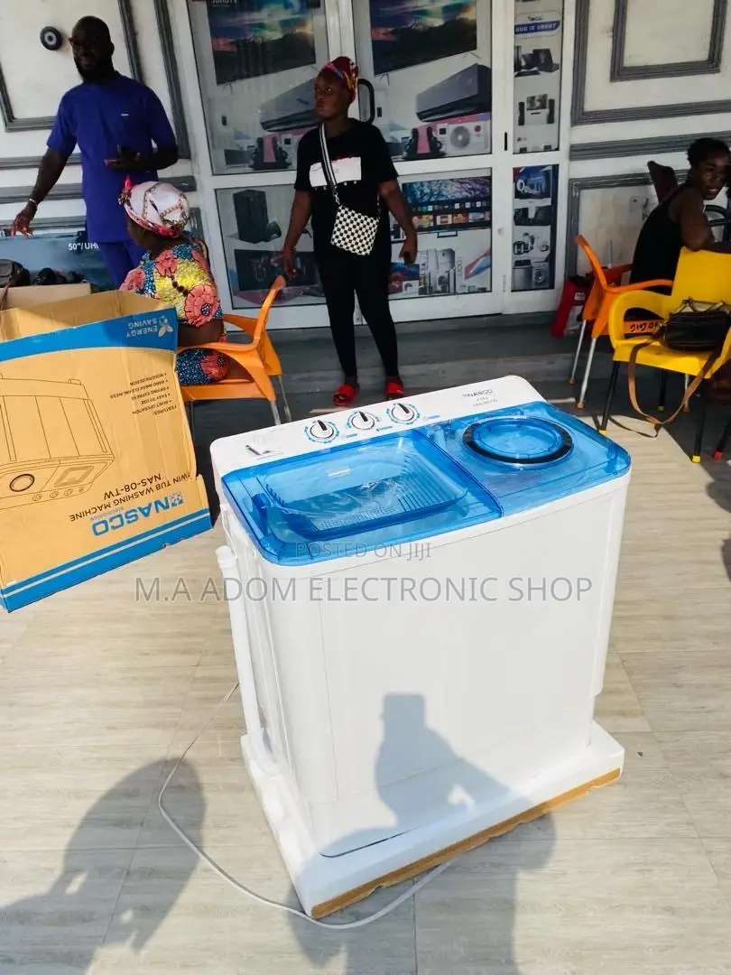 Sealed in Box Nasco 8kg Electric Washing Machine.