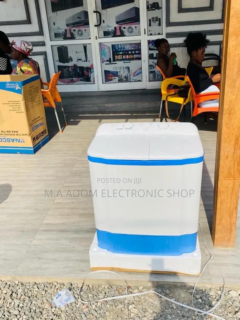Convenient Nasco 7kg Electric Washing Machine + Spin/Dry.