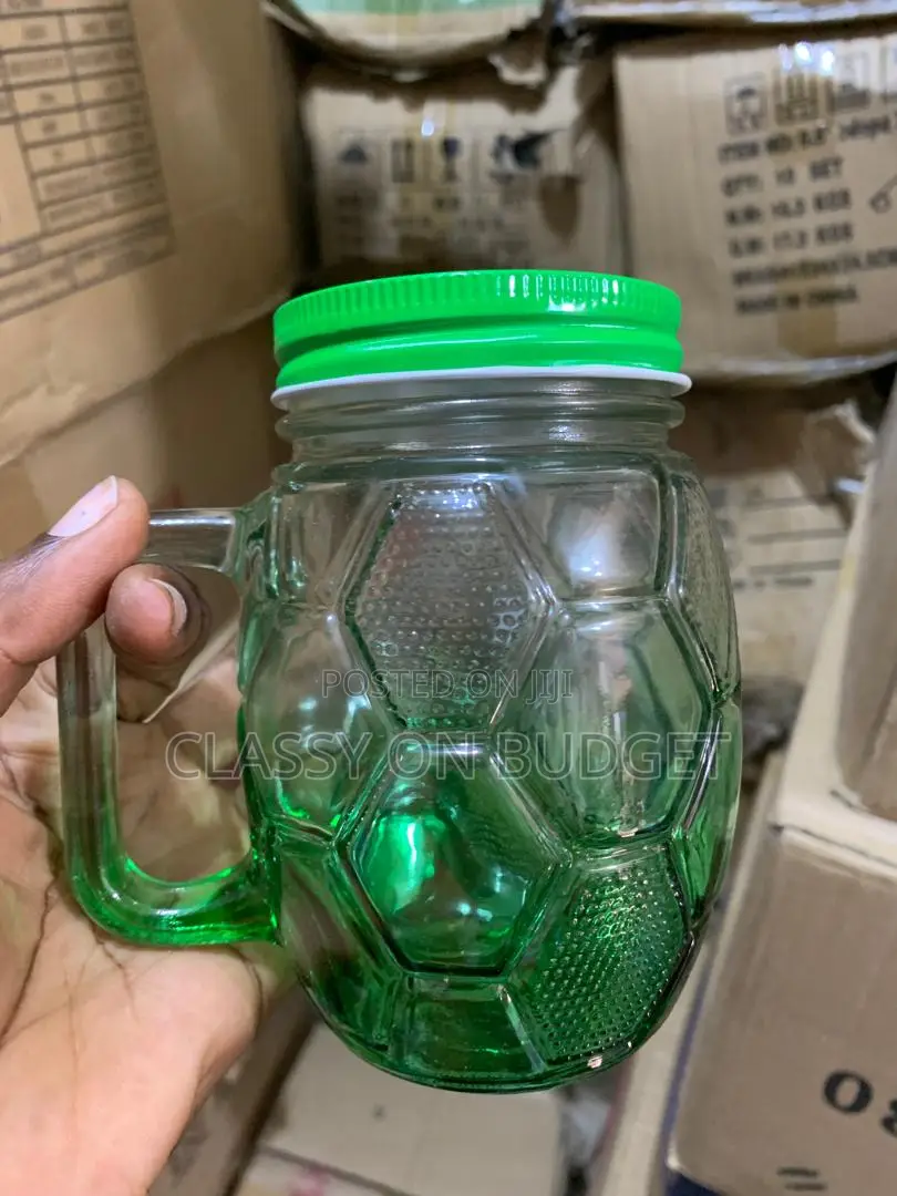 Mason Jar With Straw