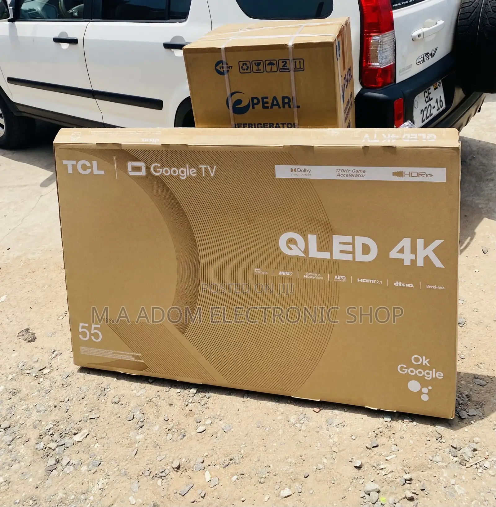 Well Design TCL 55c645(Black)55” Ultra HD Smart Qled Tv.