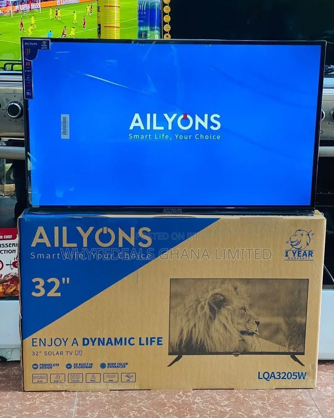 Ailyons 32” Full Hd in-Satellite Frameless Led Tv 2025 Model