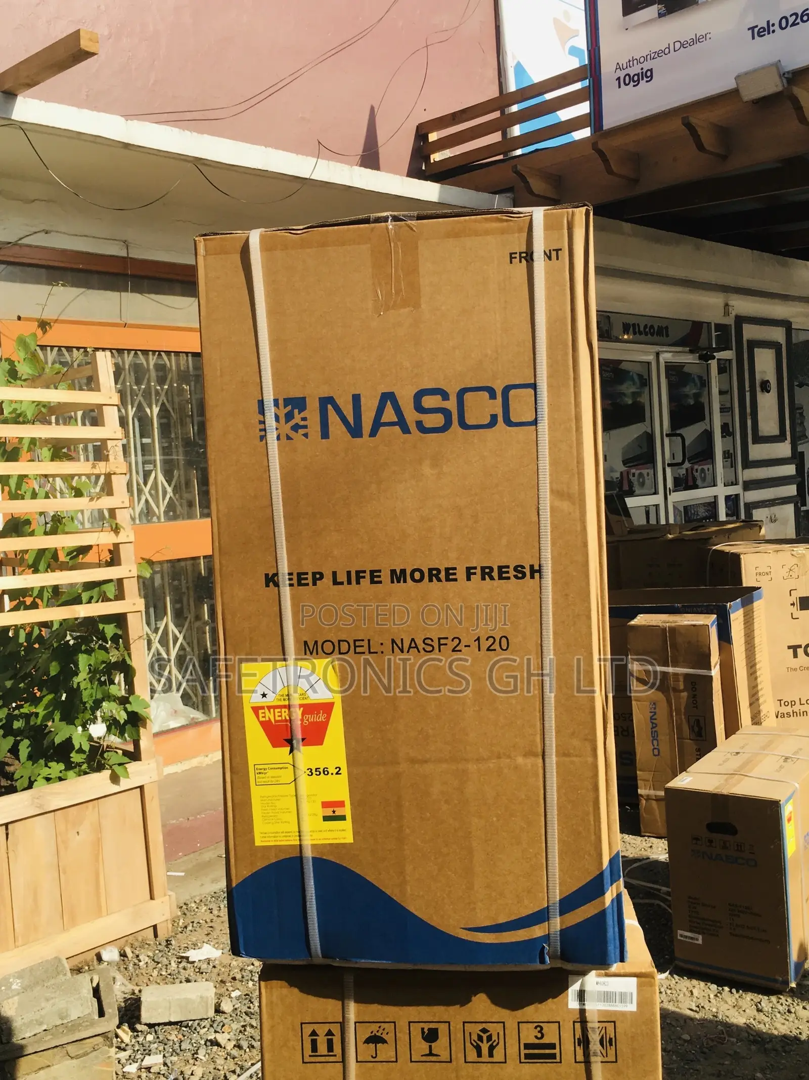 Lastest 90L Topfreezer Nasf2-120 Doubledoor Nasco Fridge