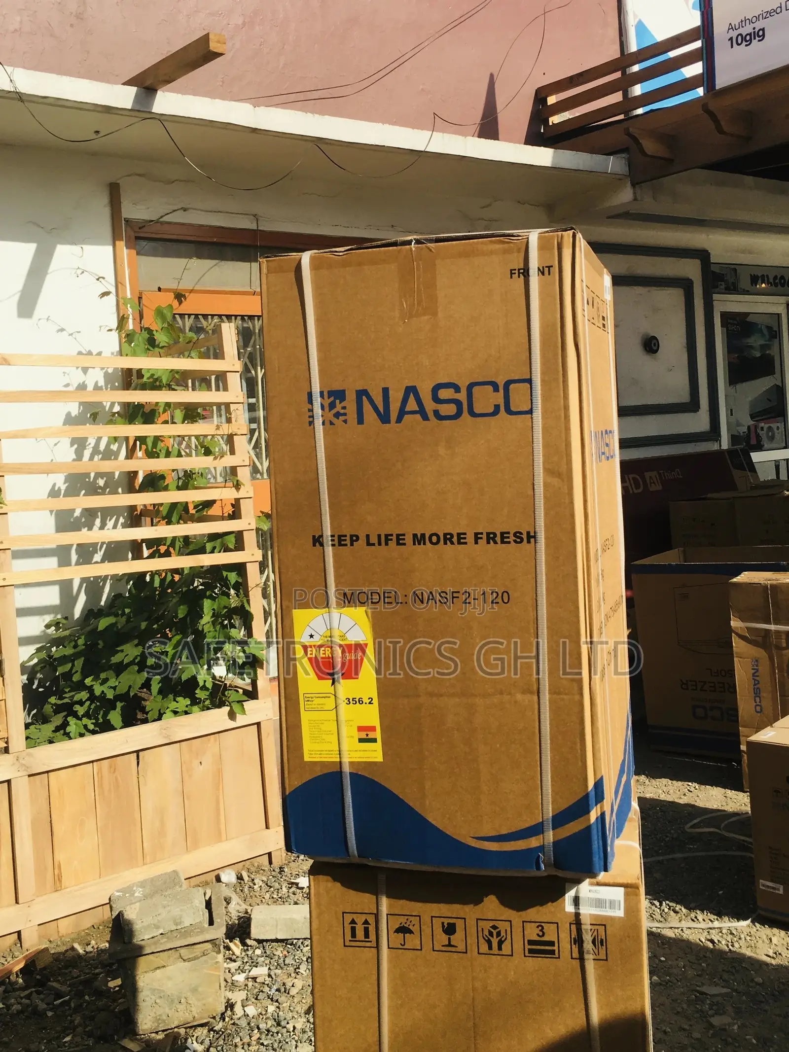 Purchase Nasco Topfreezer Nasf2-120 90L Doubledoor Gray