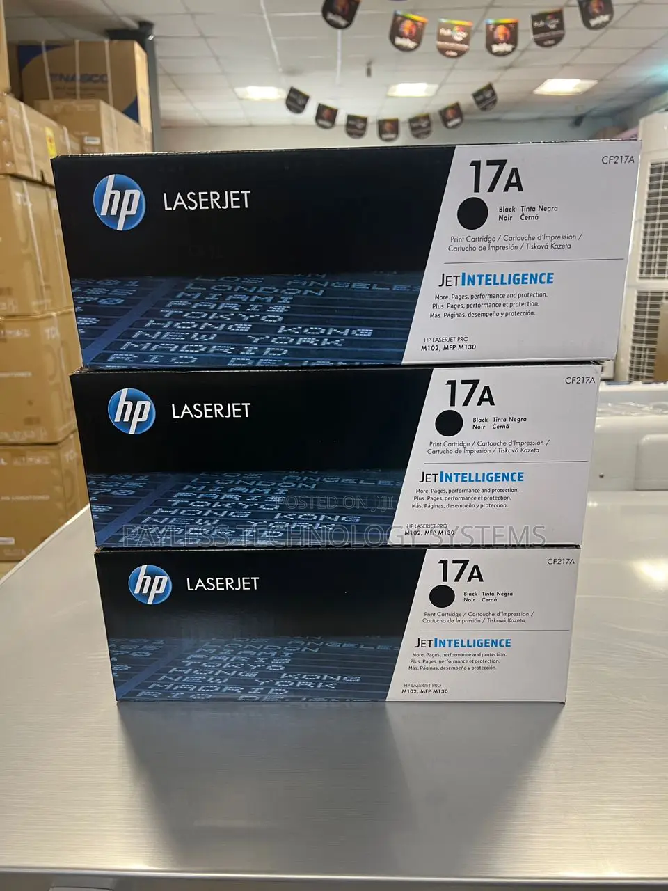 Hp Black Original 17A Toners