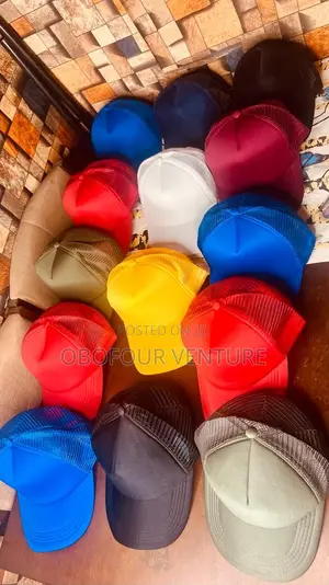 Mens Half Mesh Adjustable Trucker Cap Baseball Hat.