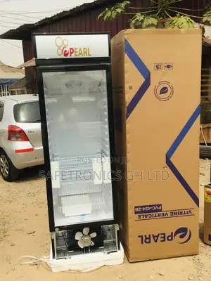Lasting Display Electric PVC-424-2b Pearl Singledoor Fridge