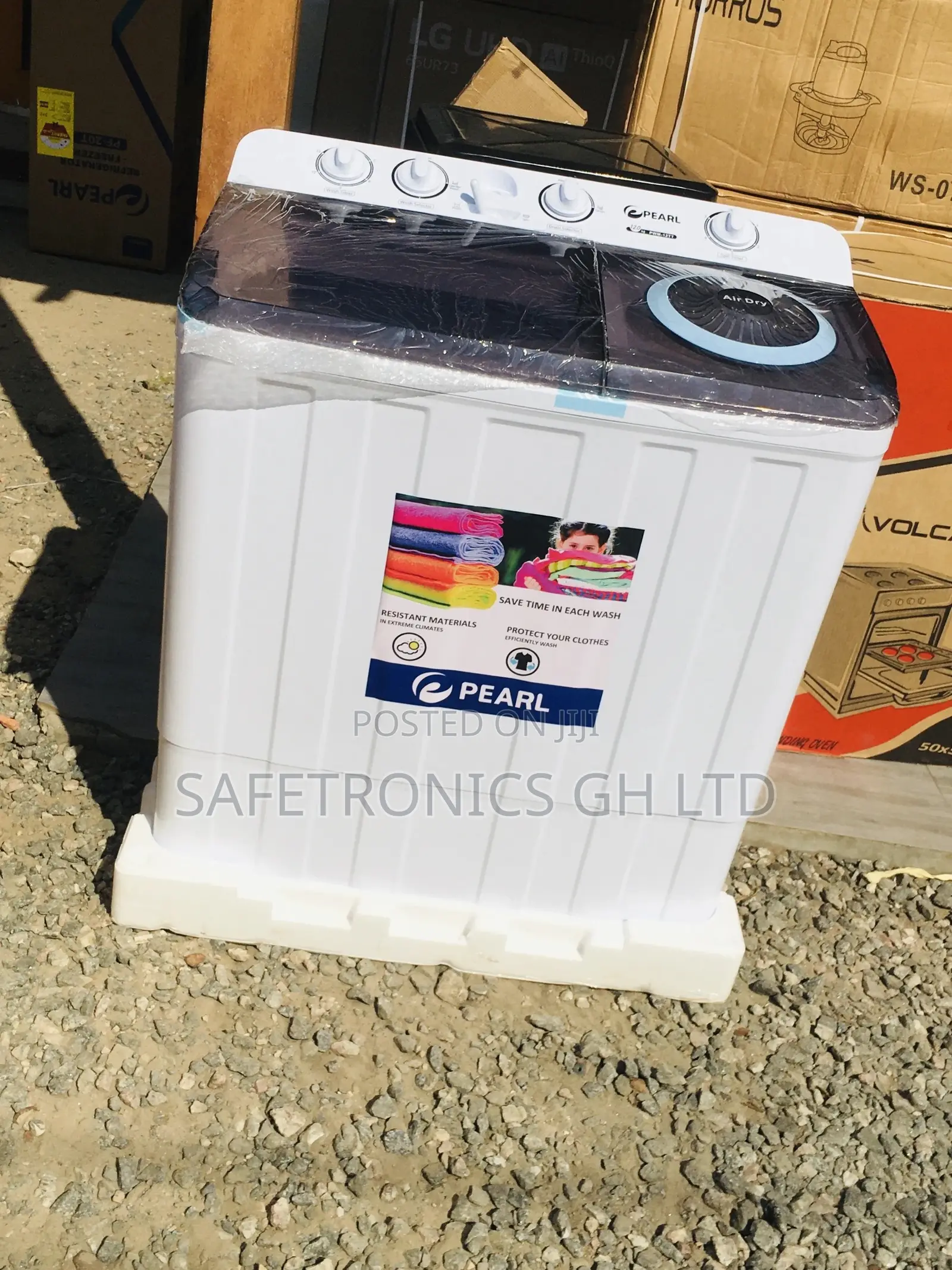 Topload 12kg Washingmachine Semiutomatic Pearl