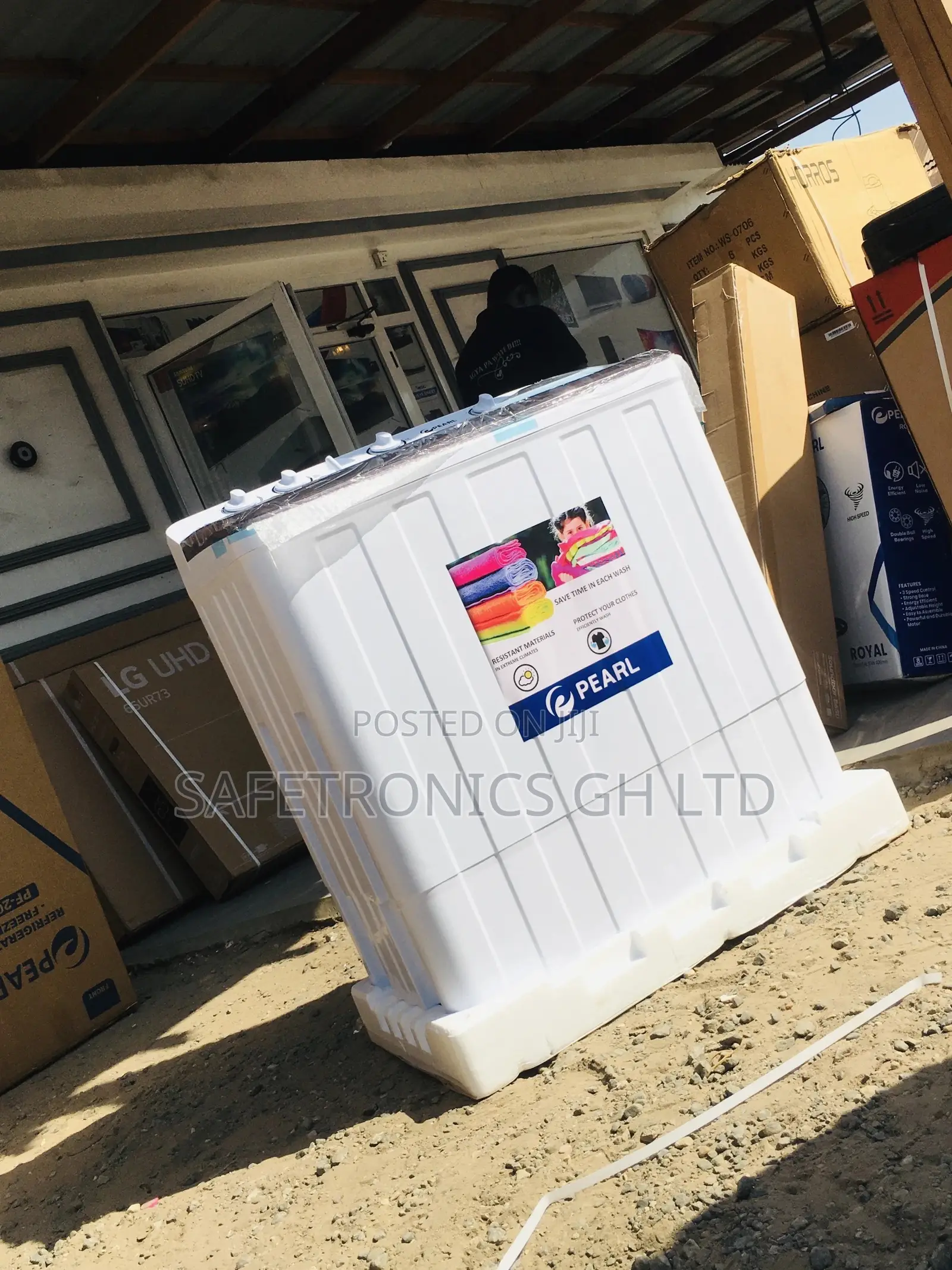 Durable 12kg Washingmachine Topload Pearl Semiutomatic