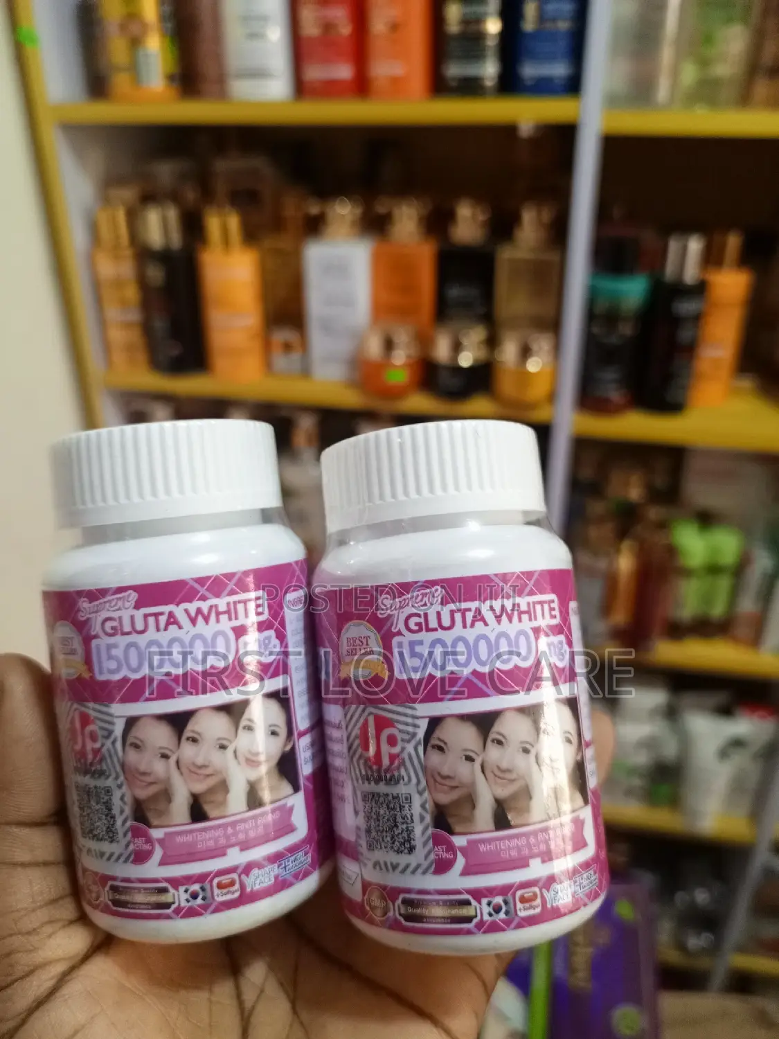 Gluta White 1500000mg With Verification Code.