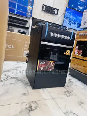 Glass Tempered Lid Black Stove Oven Grill 4burner 50/50