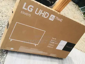 55 Inches Glossy UHD LG Black Electric Smart Glossy Led 