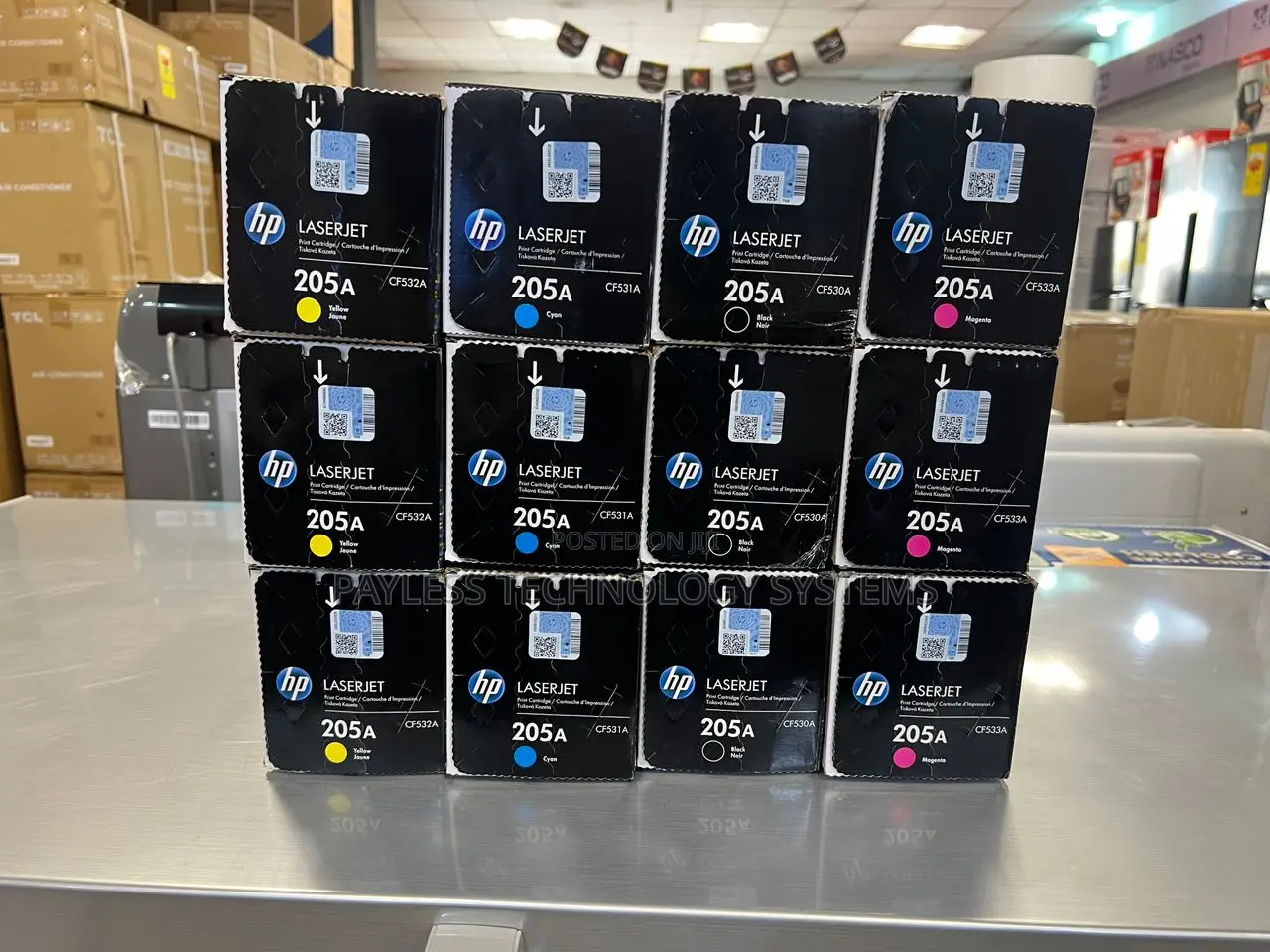 Hp Black Colours 205A Original Toners