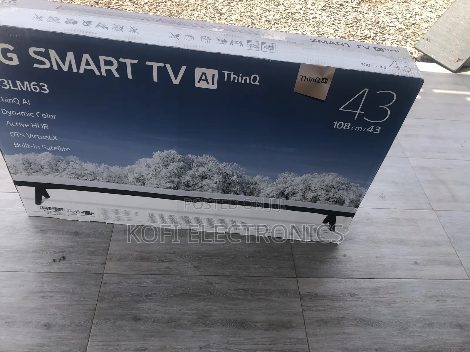 Quad CORE Processor W/Ai Thinq LG 43lm6300pvb LED Smart TV