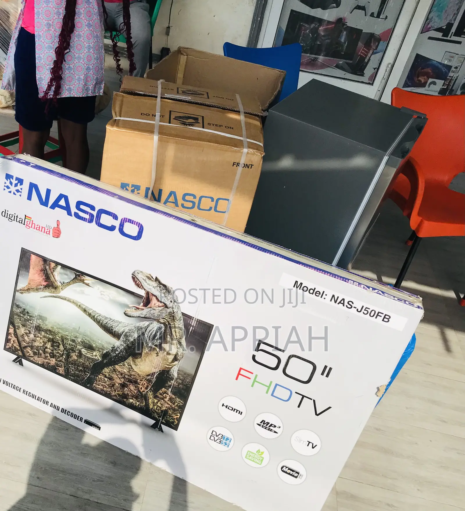 Buy Adorable Nasco 50” Full HD Satellite Electric Tv,Black