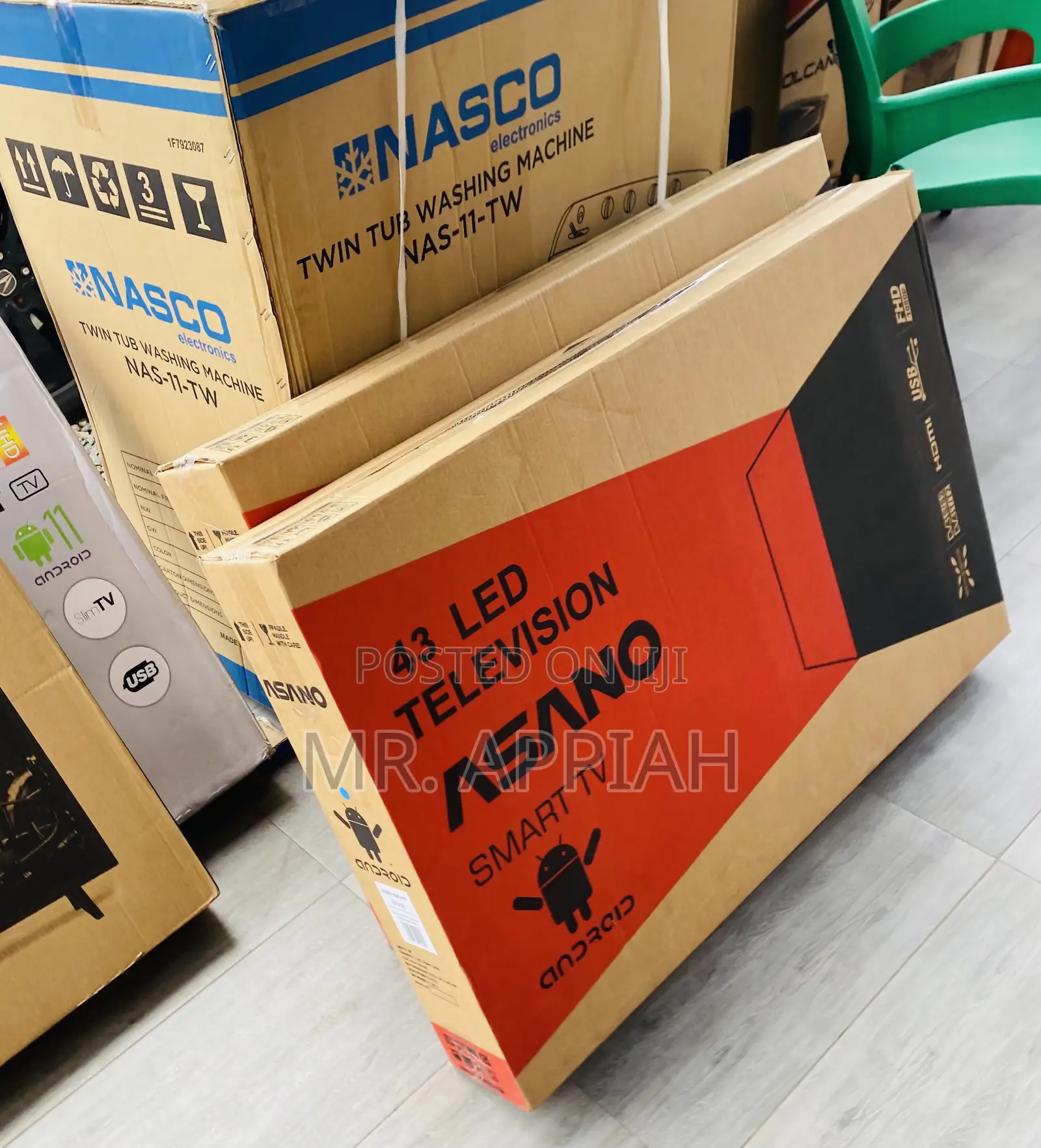 Purchase Authentic Asano 43” Satellite Electric Smart Tv.