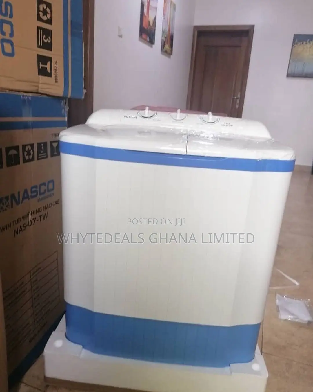 Nasco 7kg Top Load 3-in-1 Semi Automatic Washing Machine