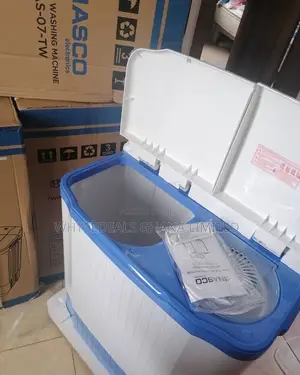 Nasco 7kg Top Load 3-in-1 Semi Automatic Washing Machine